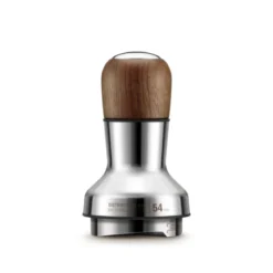 Accesorio para airear y nivelar el café molido de acero inox y madera de nogal Sage