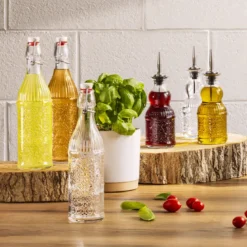 Aceitera y vinagrera de cristal Heritage Bormioli Rocco