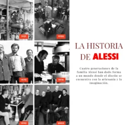 Azucarera de acero inoxidable 9097 de Michael Graves Alessi