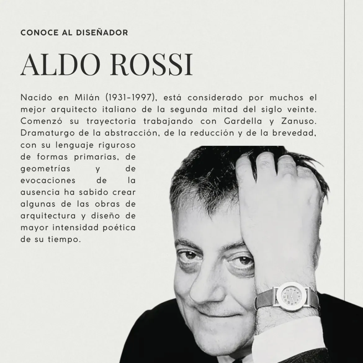 Azucarero con cucharita de acero inoxidable Aldo Rosi Alessi