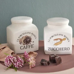 Azucarero de porcelana Conserva La Porcellana Bianca