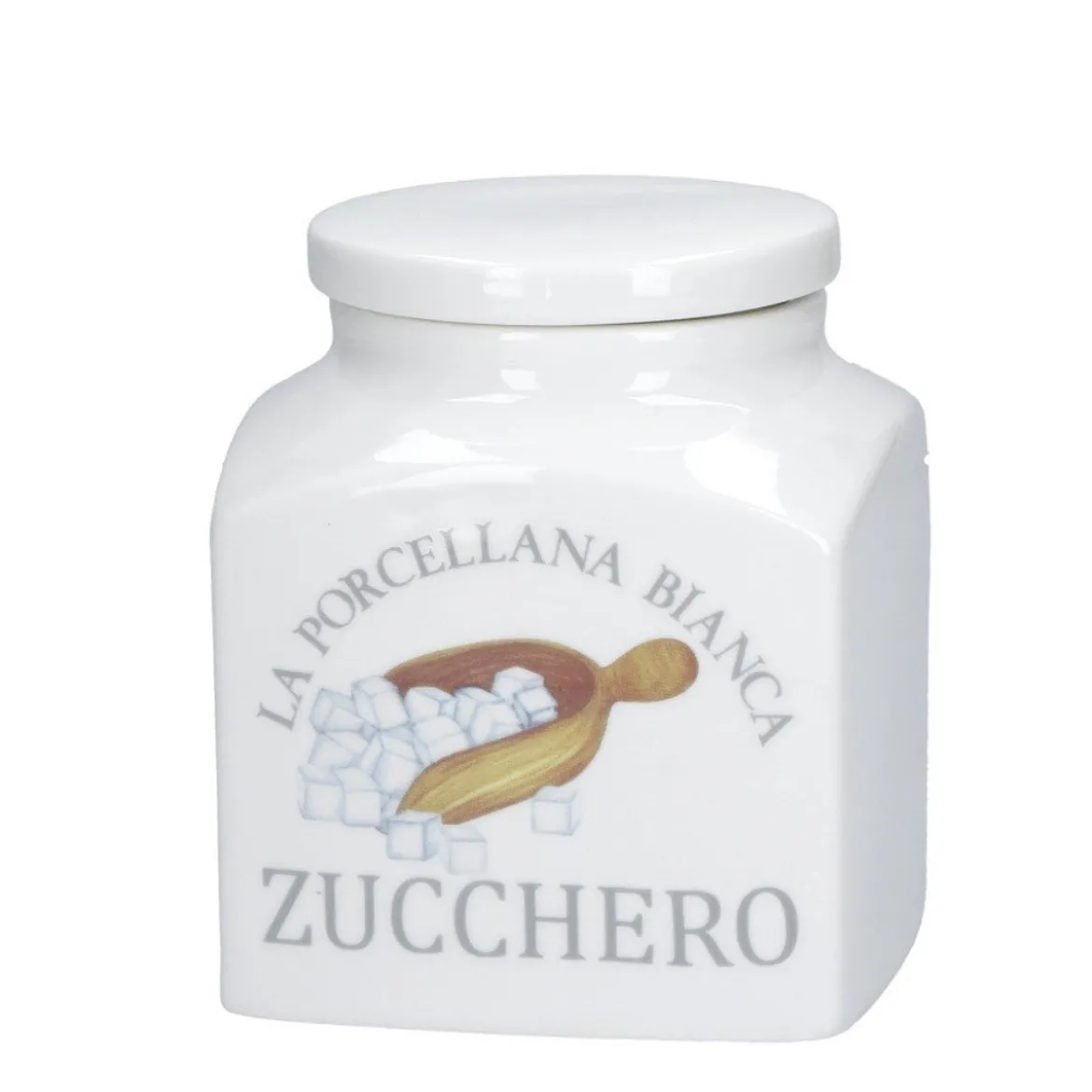 Azucarero de porcelana Conserva La Porcellana Bianca