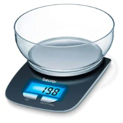 Balanza de cocina 3kg con bol transparente KS 25 Beurer