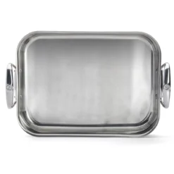 Bandeja asadora de cobre Inocuivre con asas de inox De Buyer