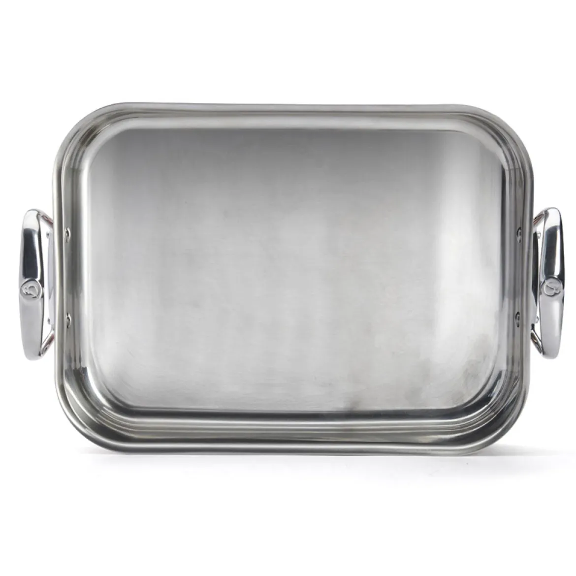 Bandeja asadora de cobre Inocuivre con asas de inox De Buyer