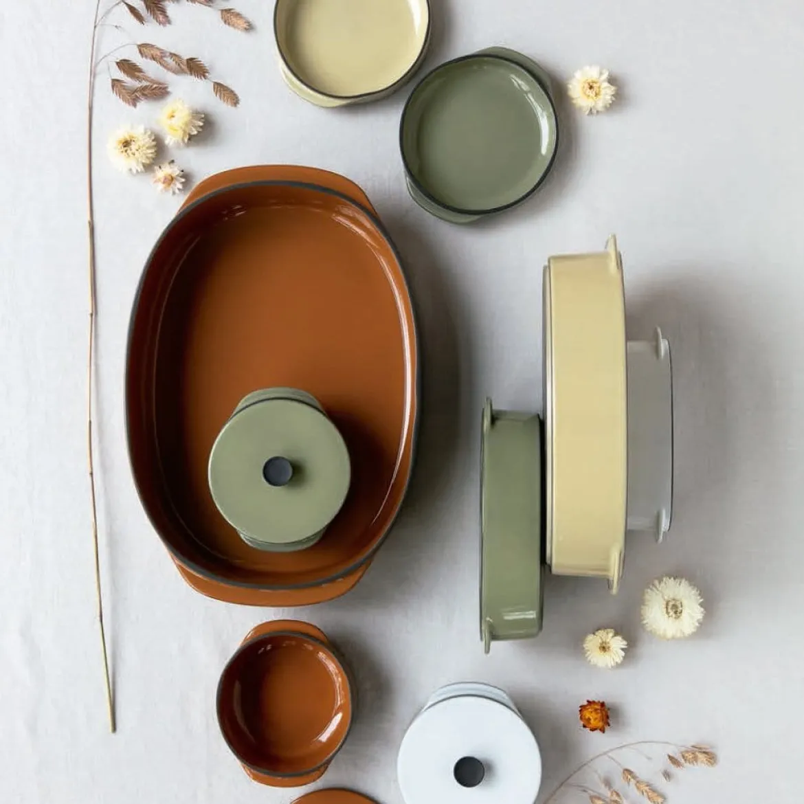 Bandeja de horno de porcelana francesa Caractère Revol