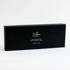 Bandeja para servir de pizarra con asas de inox Selbrae