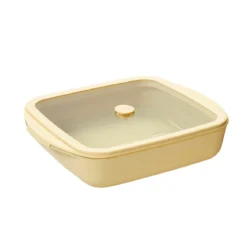 Bandejas de hornear de cristal con tapa Pebbly