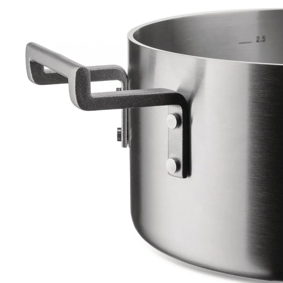 Batería de cocina de acero inoxidable multicapa Convivio Alessi