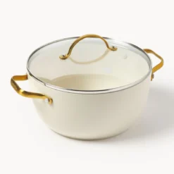 Batería de cocina 6 piezas cerámicas Padova Cream White GreenPan