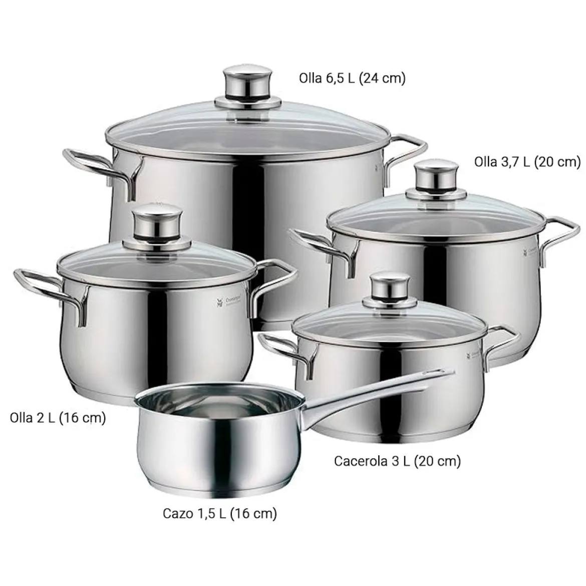 Batería de cocina WMF Diadem Plus