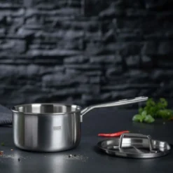 Batería de 3 piezas de acero inoxidable Fiveply Kuhn Rikon