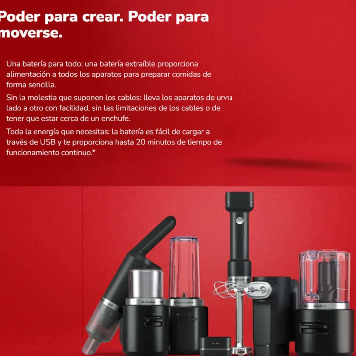 Batería inalámbrica Go 12V KitchenAid