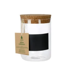 Bote de cristal de almacenamiento con etiqueta KitchenCraft Natural Elements