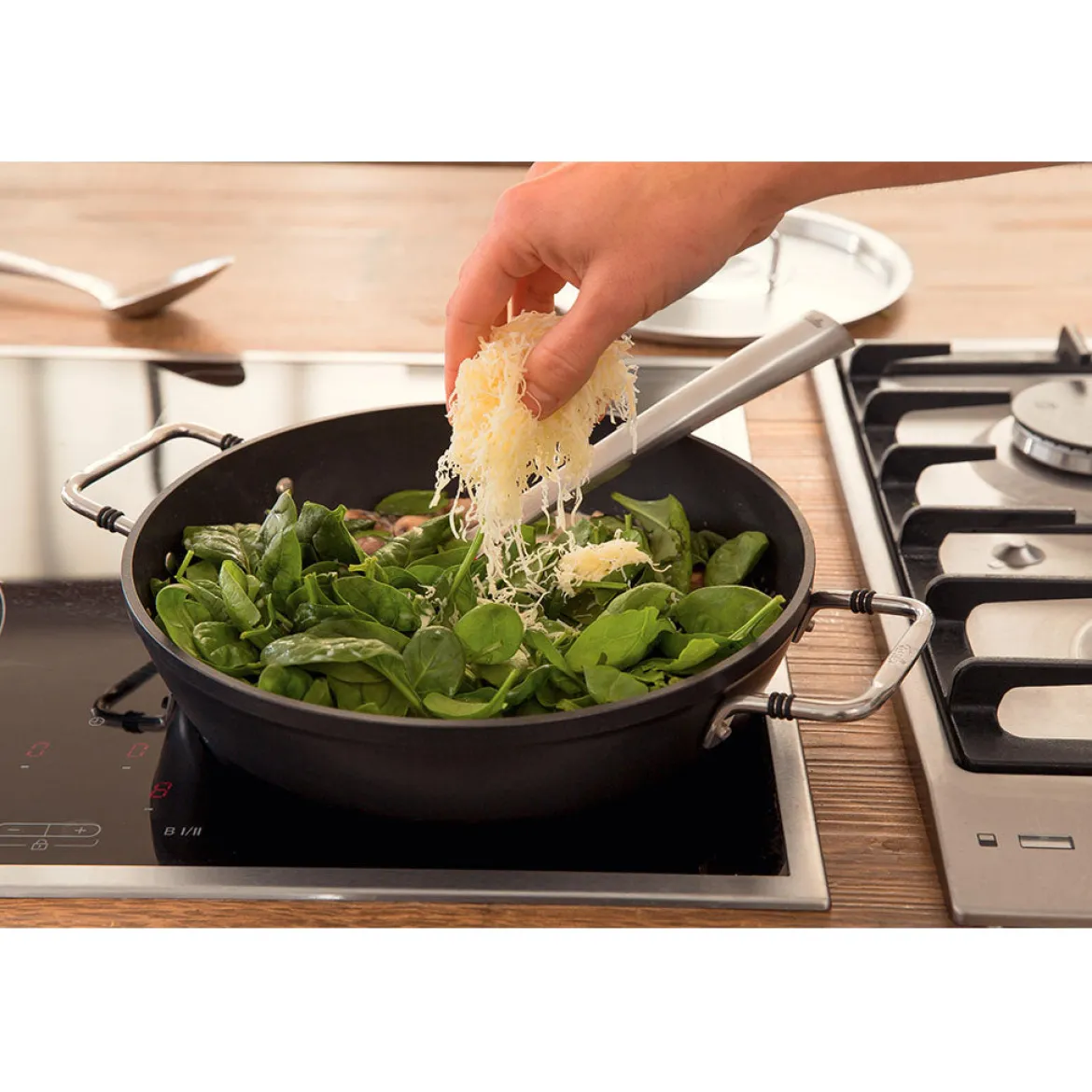 Cacerola baja tipo paellera antiadherente Adamant® Fissler