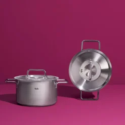 Cacerola con tapa de acero inoxidable Pure Fissler