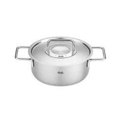 Cacerola con tapa de acero inoxidable Pure Fissler