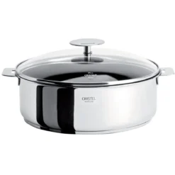 Cacerola y sauté de acero inoxidable multicapa Casteline Cristel