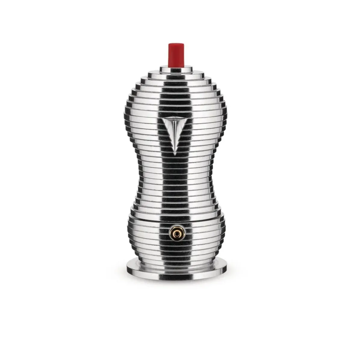 Cafetera de aluminio fundido de Michele De Lucchi Pulcina Alessi (apta inducción)