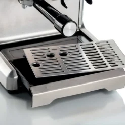 Cafetera Espresso de metal con molinillo de café y monodosis Ariete