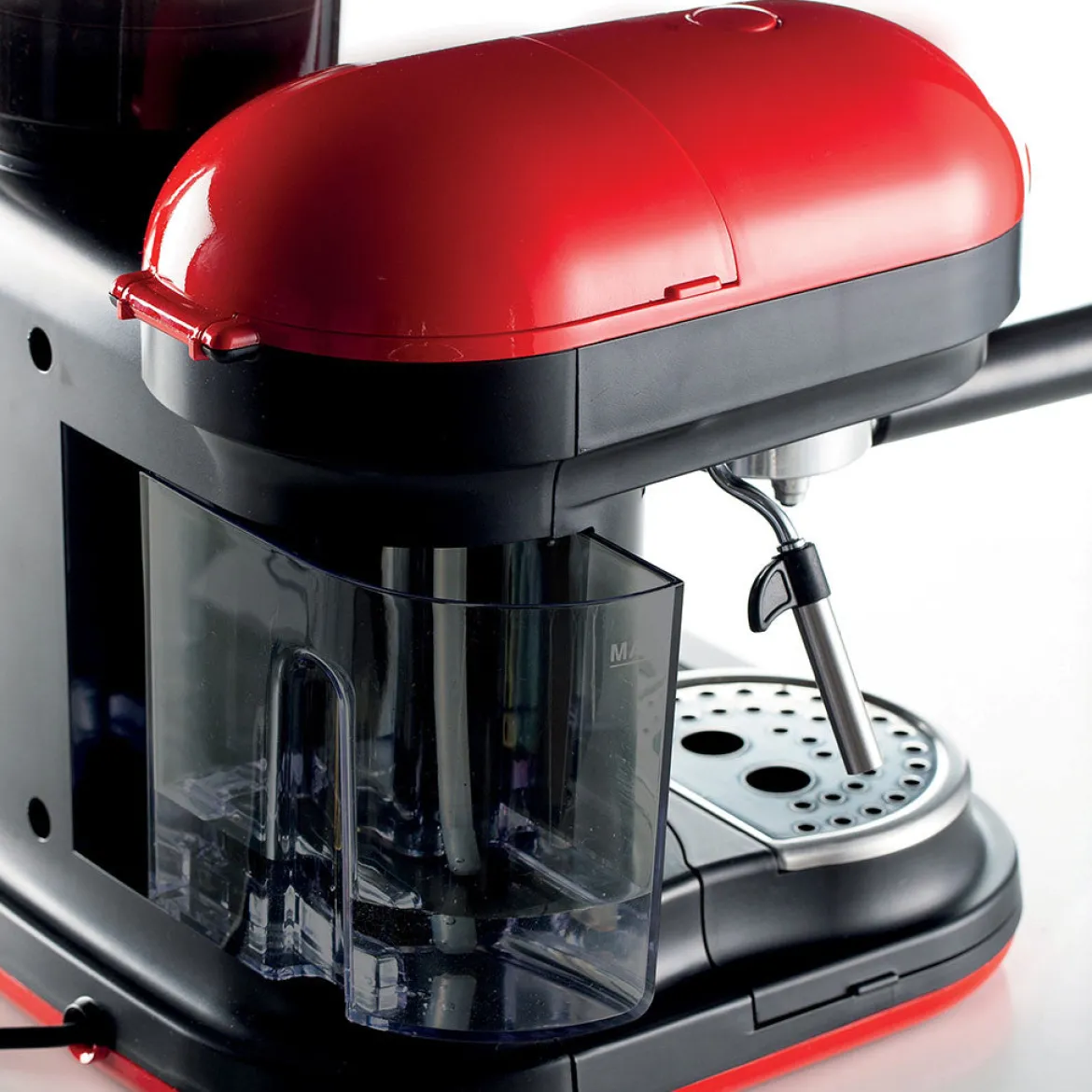 Cafetera Espresso Moderna con molinillo Ariete