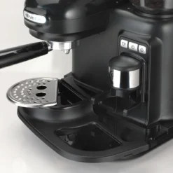 Cafetera Espresso Moderna con molinillo Ariete