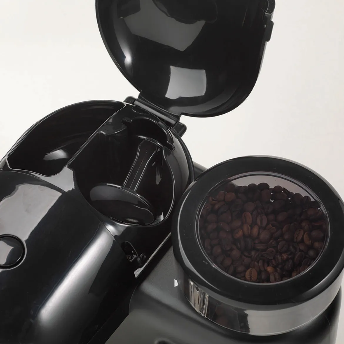 Cafetera Espresso Moderna con molinillo Ariete