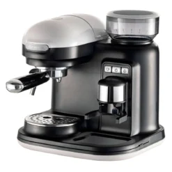 Cafetera Espresso Moderna con molinillo Ariete