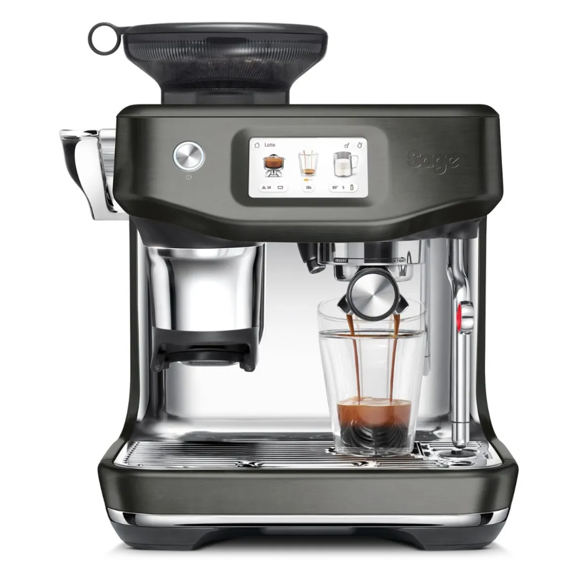 Cafetera Expresso automática con molinillo y pantalla táctil Barista Touch Impress Sage