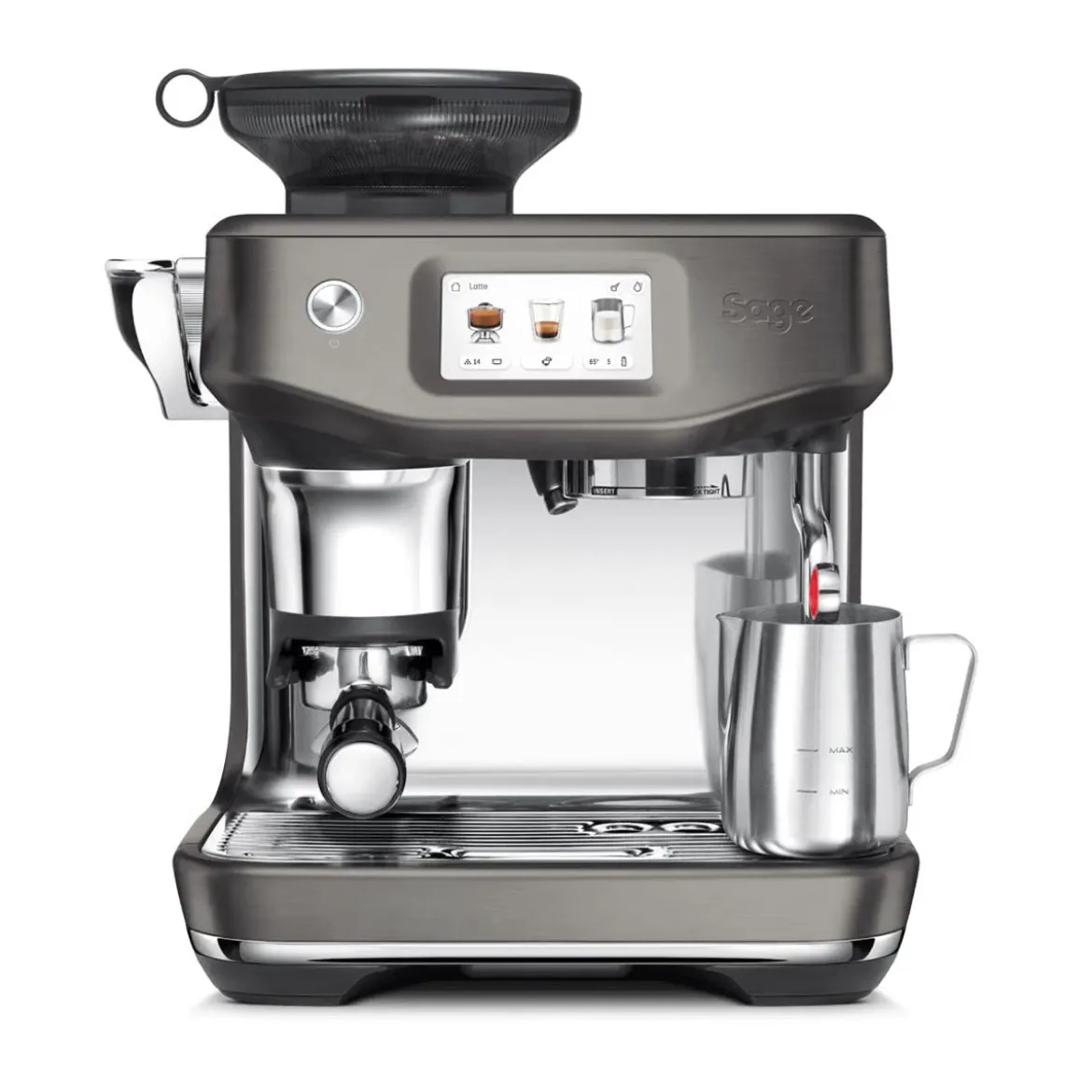 Cafetera Expresso automática con molinillo y pantalla táctil Barista Touch Impress Sage
