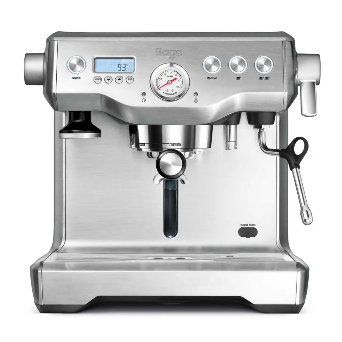 Cafetera Expresso manual con 2 calderas Dual Boiler™ Sage