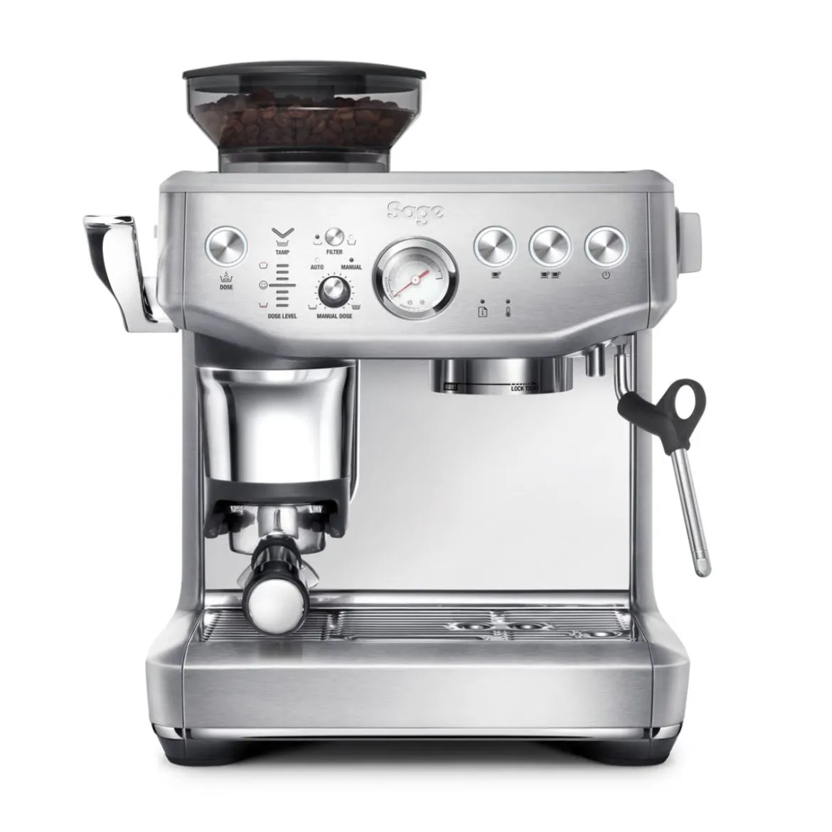 Cafetera Expresso manual con molinillo Barista Express Impress Sage