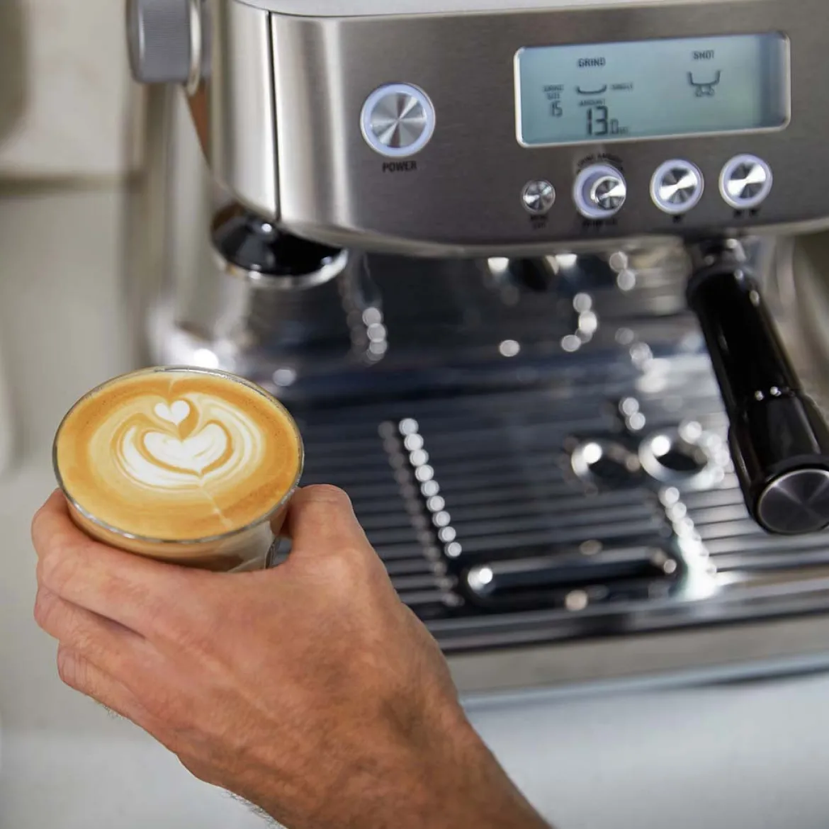 Cafetera manual Barista PRO de Sage