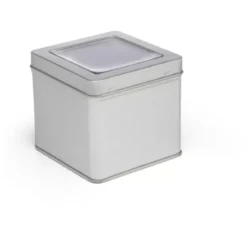 Caja de té de bambú con 4 recipientes y cuchara medidora Bredemeijer