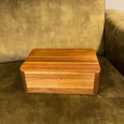 Caja de té de madera de acacia con 6 compartimentos Bredemeijer