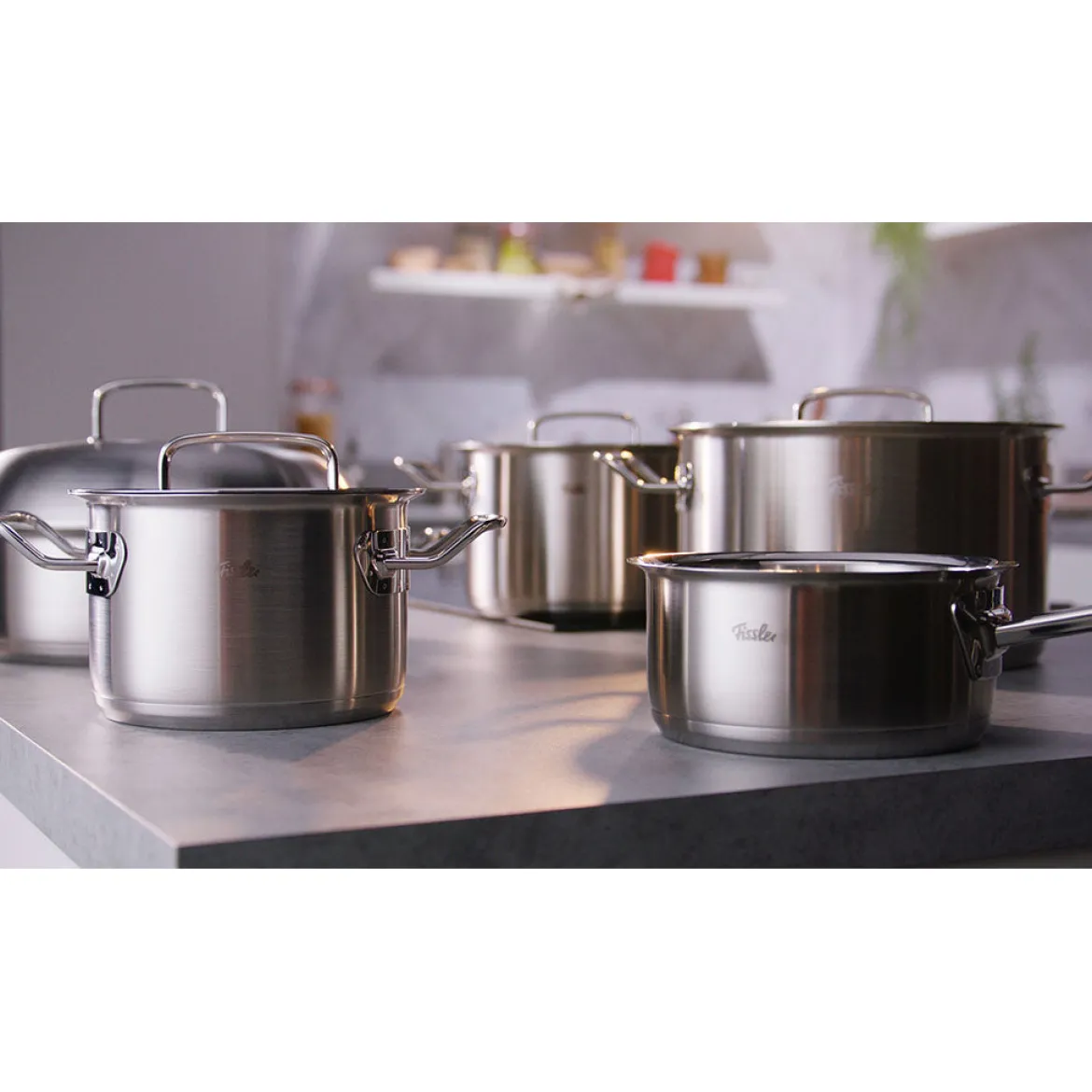Cazo 16cm de acero inoxidable Original-Profi Collection® Fissler