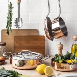 Cazo de cobre Inocuivre con mango de inox De Buyer