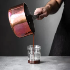 Cazo de cobre Inocuivre con mango de inox De Buyer