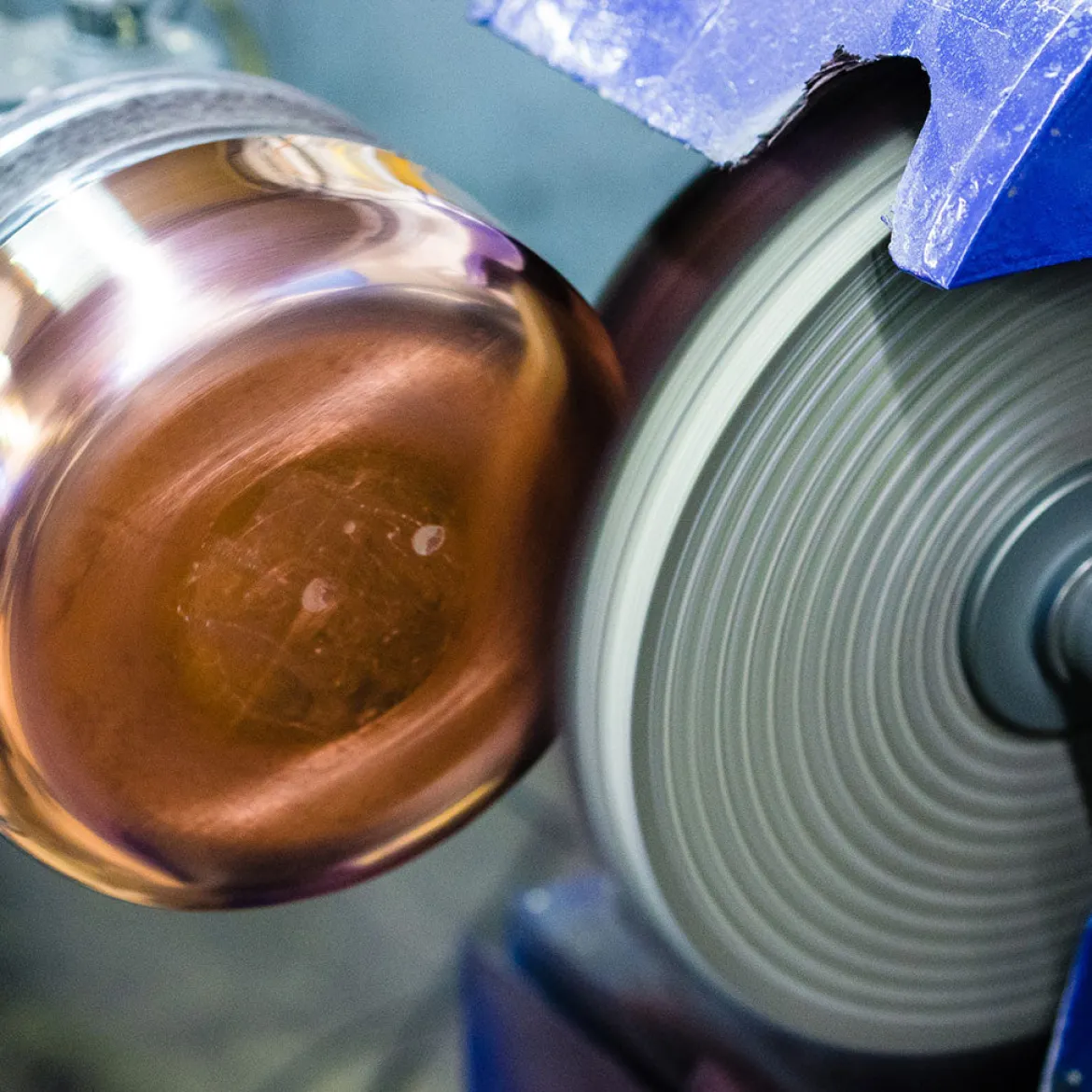 Cazuela de cobre Inocuivre con asas y tapa de inox De Buyer