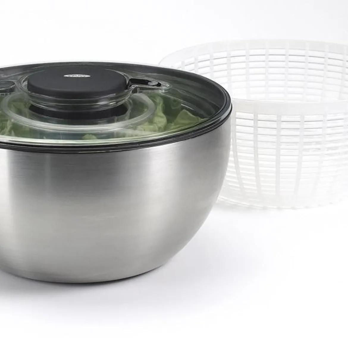 Centrifugadora para ensaladas de acero inoxidable OXO