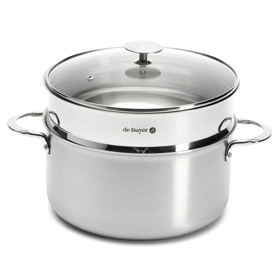 Colador inox para cocer al vapor De Buyer