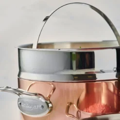 Colador inox para cocer al vapor De Buyer