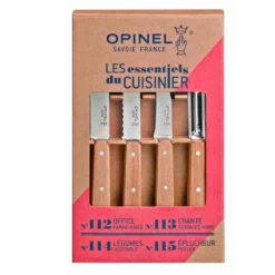 Conjunto cuchillos y pelador Opinel Essentiels