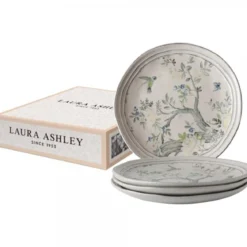 Conjunto de 4 platos cerámicos Belvedere de Laura Ashley