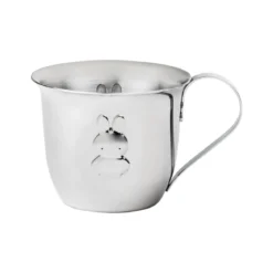 Conjunto de plato y taza de acero inox Miffy Zilverstad