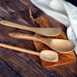 Cuchara de madera de olivo