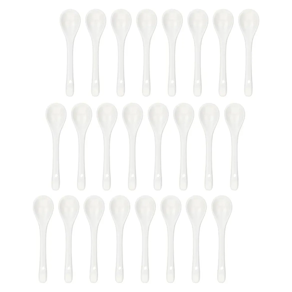 Cuchara de porcelana para sal y especias Trattoria La Porcellana Bianca