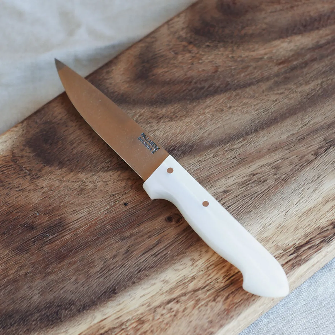 Cuchillo de cocina Inox con mango de Nácar Pallarès