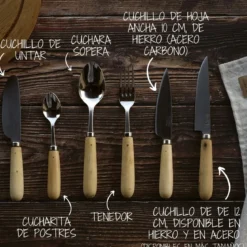 Cuchillo de mantequilla, paté y sobrasada Pallarès