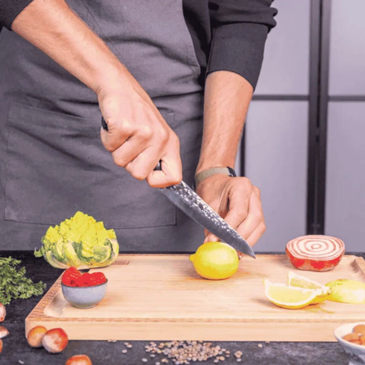 Cuchillos de acero japonés Tsumabe Kotai